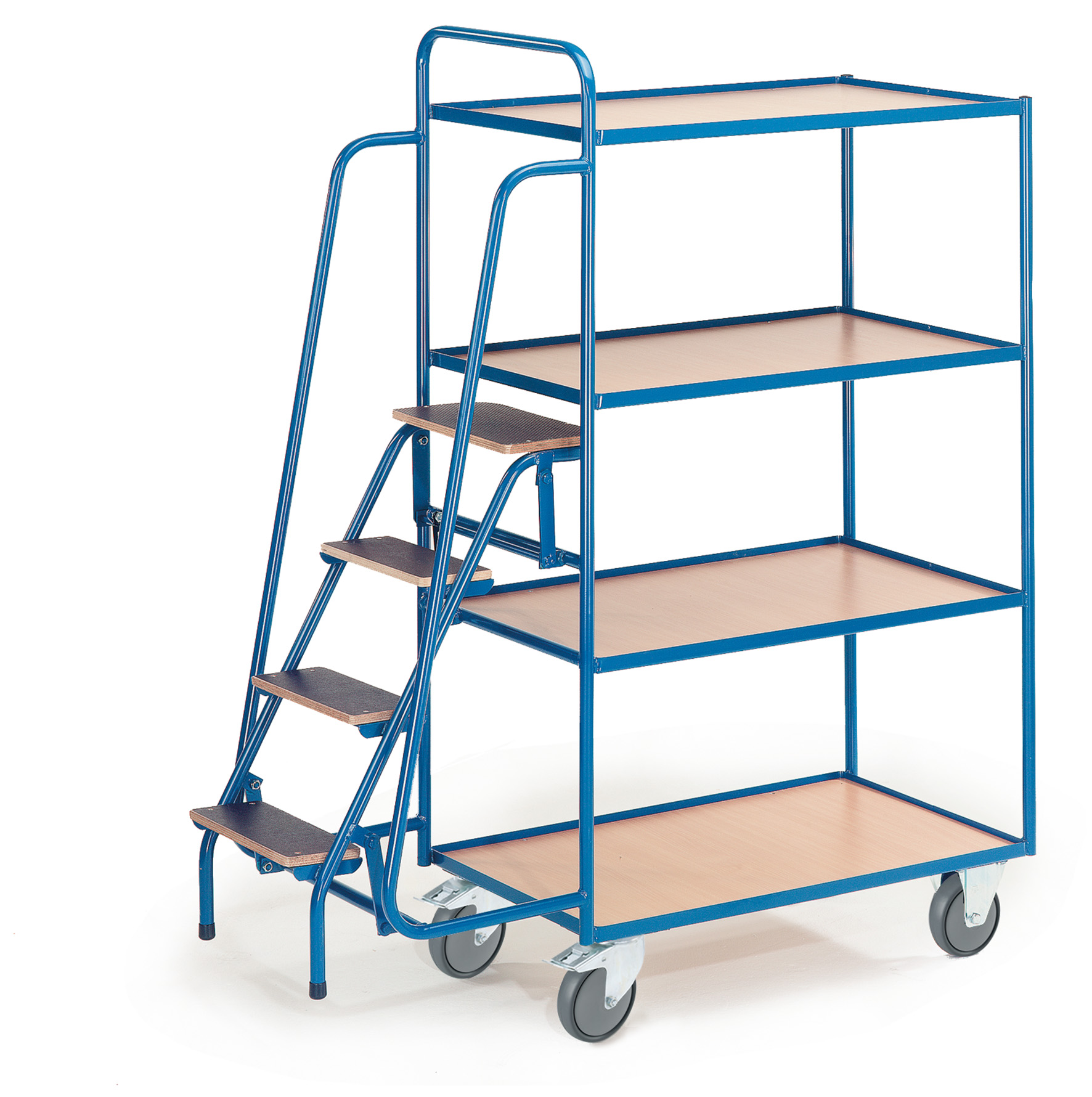 Tischwagen mit 4 Trittstufen (4 Etagen)